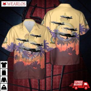 Royal Netherlands Air Force F-35a (f-022; Msnan-22) 322 Squadron Hawaiian Shirt