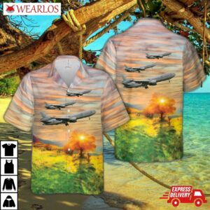Royal Netherlands Air Force Mcdonnell Douglas Kdc-10-30cf Hawaiian Shirt