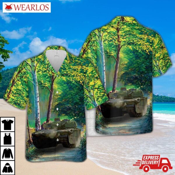 Royal Netherlands Army Cv90 Mlu Hawaiian Shirt