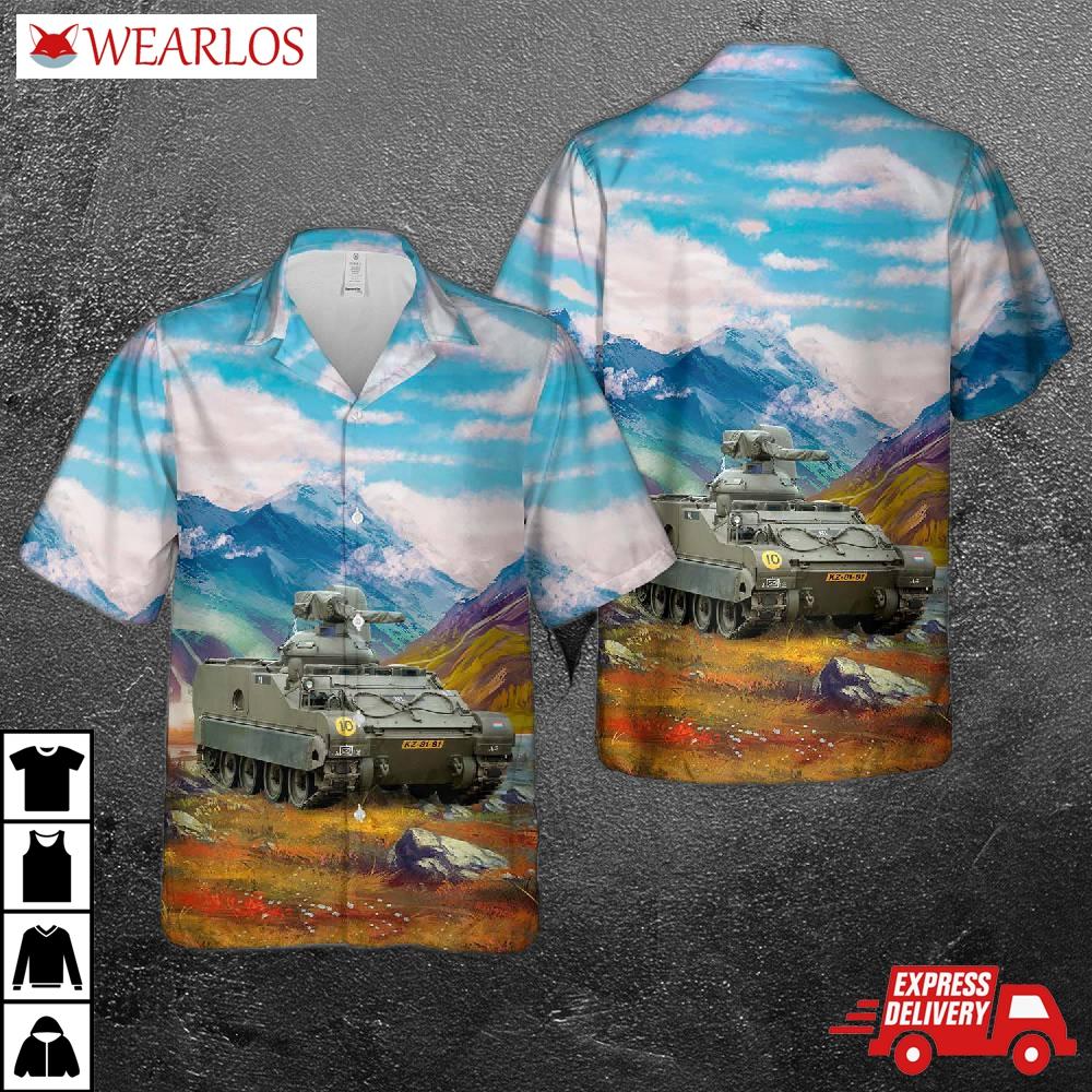 Royal Netherlands Army M113 C&v Of A Sqn, 105th Recce Battalion Hawaiian Shirt