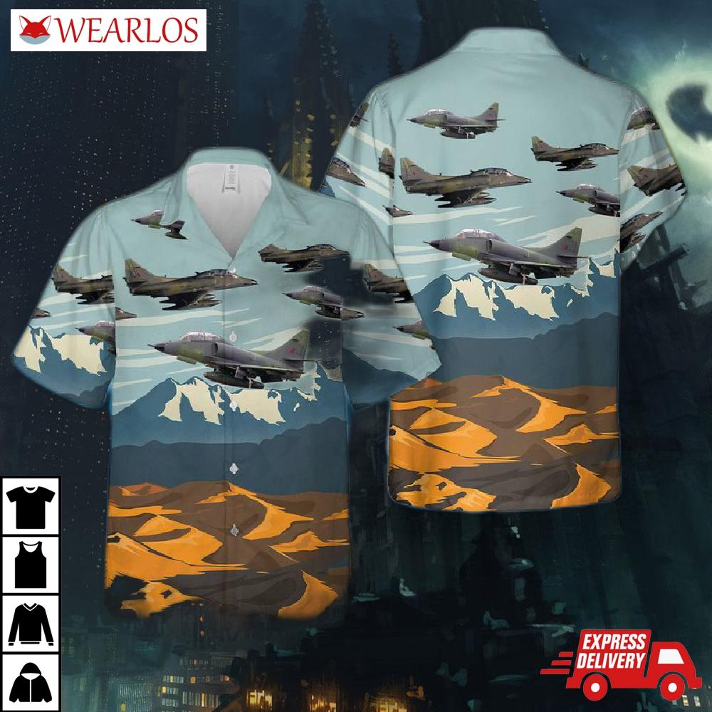 Royal New Zealand Air Force (rnzaf) A-4k/ta-4k Skyhawk Hawaiian Shirt