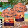 Royal New Zealand Air Force (rnzaf) Bell Uh-1h Iroquois Hawaiian Shirt