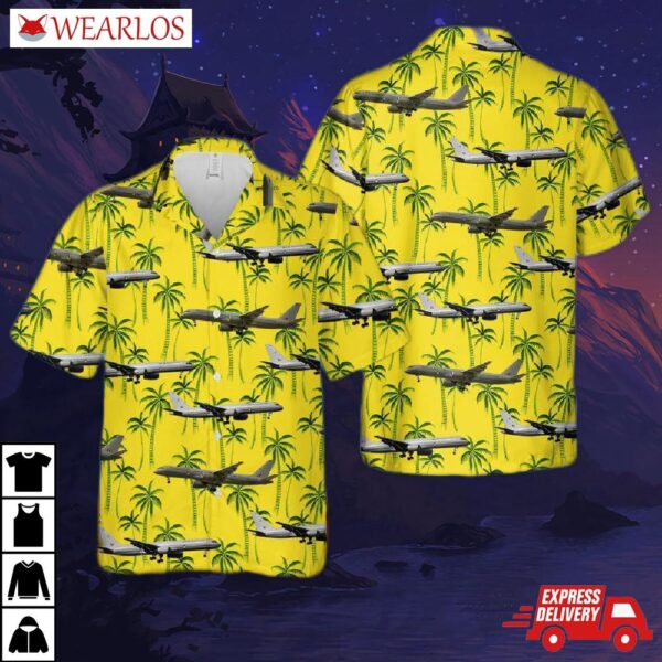 Royal New Zealand Air Force Rnzaf No. 40 Squadron Boeing 757-2k2 Combi Hawaiian Shirt