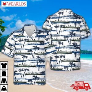 Royal New Zealand Navy Hmnzs Monowai (f59) In Wwii Hawaiian Shirt