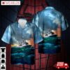 Royal New Zealand Navy Rnzn Hmnzs Te Kaha F77 Hawaiian Shirt