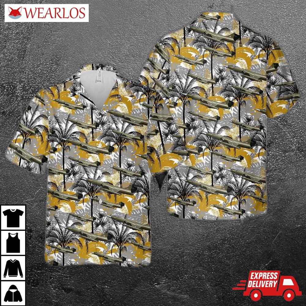 Royal Norwegian Air Force Canadair Cf-104g Starfighter Hawaiian Shirt