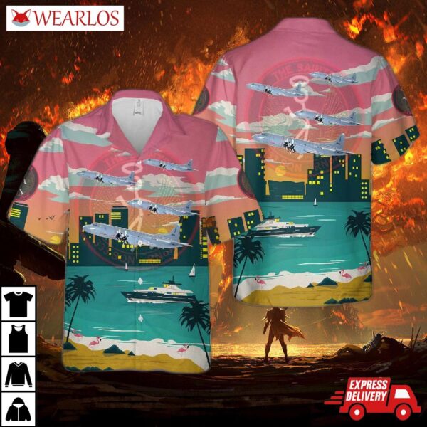 Royal Norwegian Air Force No. 333 Squadron Rnoaf P-3 Orion Hawaiian Shirt