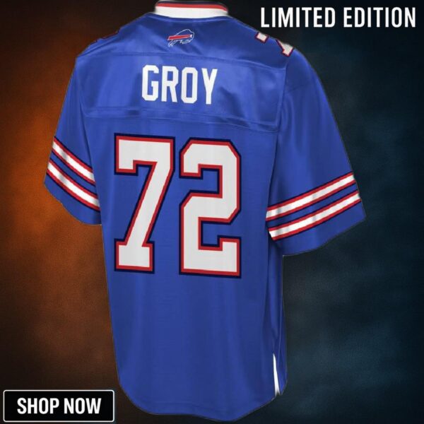 Ryan Groy Buffalo Bills Nfl Pro Line Player Jersey - Royal