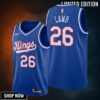 Sacramento Kings 26 Jeremy Lamb Classic Edition Jersey Blue