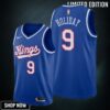 Sacramento Kings 9 Justin Holiday Classic Edition Jersey Blue