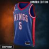 Sacramento Kings Nike City Edition Swingman Jersey - Blue De'aaron Fox Unisex