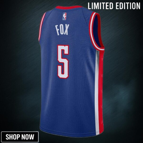 Sacramento Kings Nike City Edition Swingman Jersey - Blue De'aaron Fox Unisex