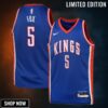 Sacramento Kings Nike City Edition Swingman Jersey - Blue De'aaron Fox Youth