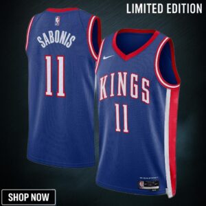 Sacramento Kings Nike City Edition Swingman Jersey - Blue Domantas Sabonis Unisex