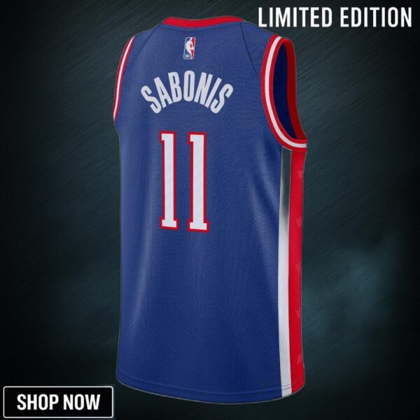 Sacramento Kings Nike City Edition Swingman Jersey - Blue Domantas Sabonis Unisex