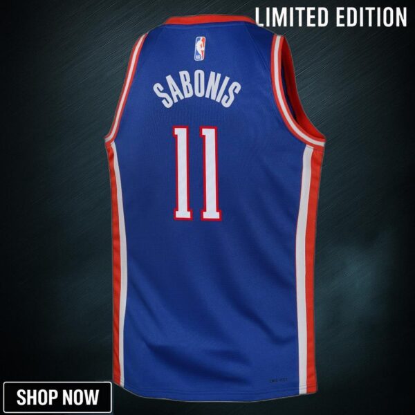 Sacramento Kings Nike City Edition Swingman Jersey - Blue Domantas Sabonis Youth