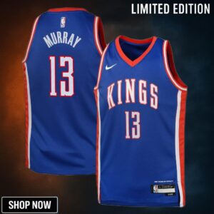 Sacramento Kings Nike City Edition Swingman Jersey - Blue Keegan Murray Youth