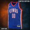 Sacramento Kings Nike City Edition Swingman Jersey - Custom Youth