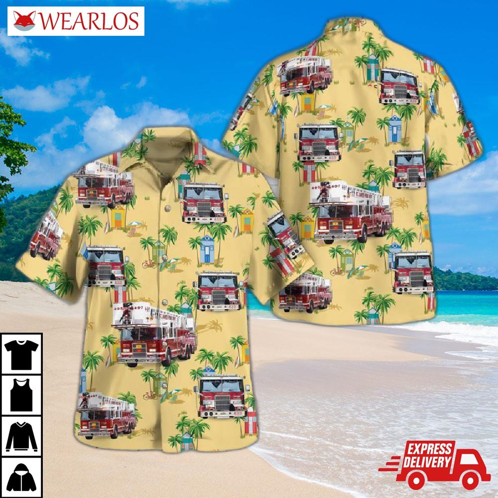 Saint James, New York, St. James Volunteer Fire Department Hawaiian Shirt