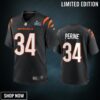 Samaje Perine 34 Cincinnati Bengals Super Bowl Lvii Men Game Jersey