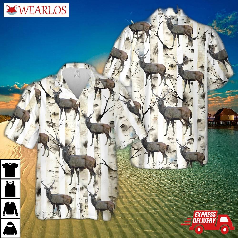 Sambar Deer Hawaiian Shirt