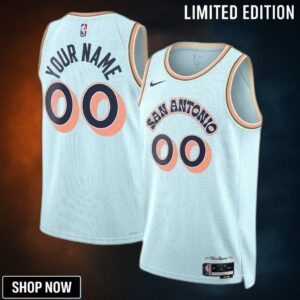 San Antonio Spurs Nike City Edition Swingman Jersey - Custom Unisex