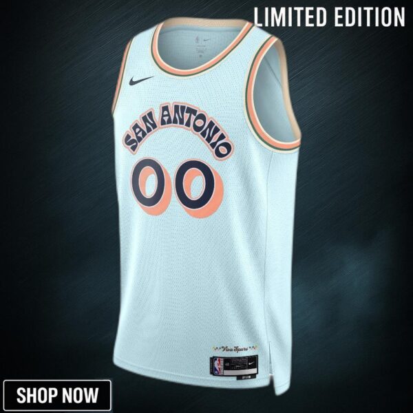 San Antonio Spurs Nike City Edition Swingman Jersey - Custom Unisex