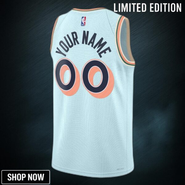 San Antonio Spurs Nike City Edition Swingman Jersey - Custom Unisex