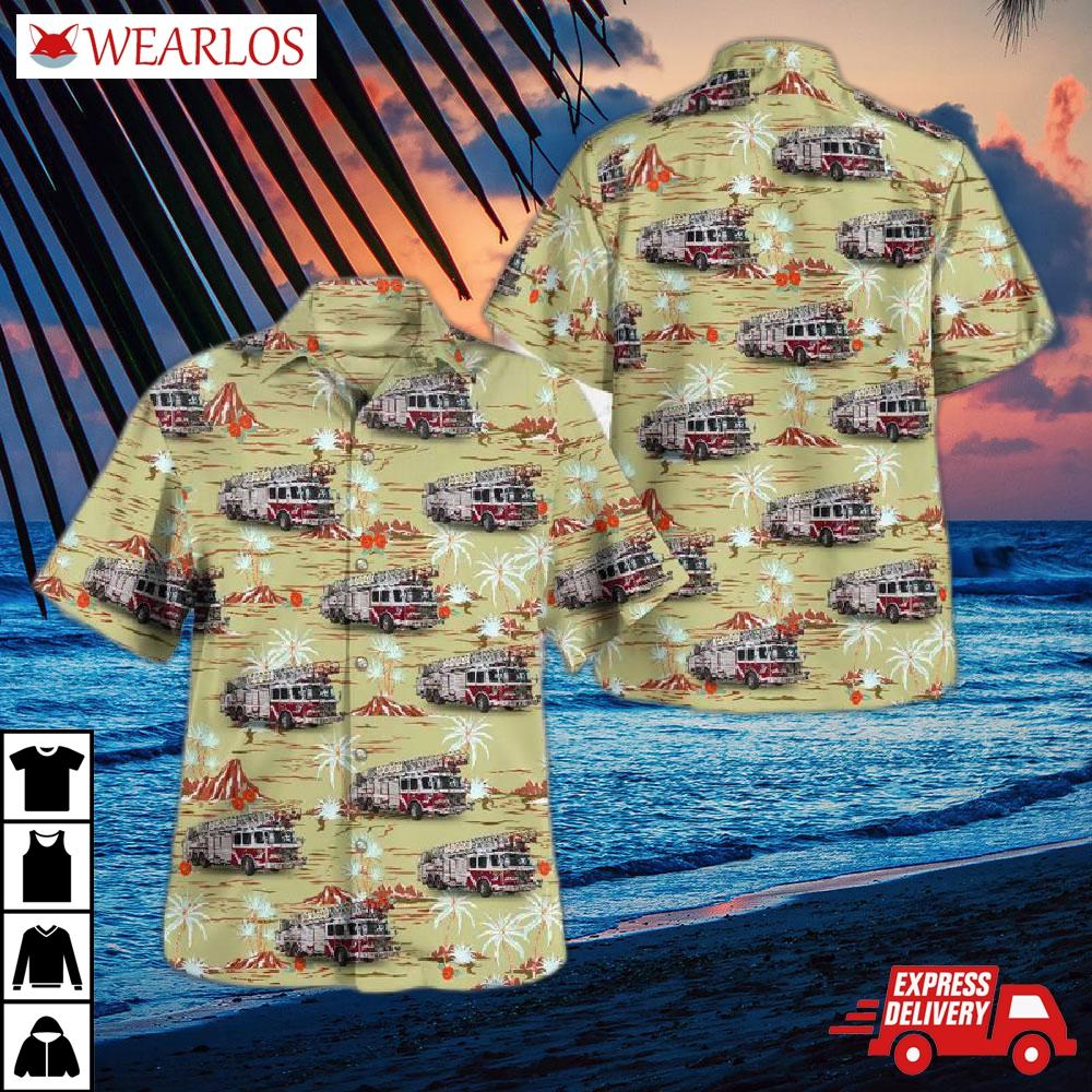 San Antonio, Texas, Antonio Fire Department Spare Truck Hawaiian Shirt