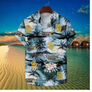 San Diego Padres Coastal Classic Hawaiian Shirt