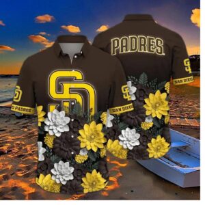 San Diego Padres Floral Pride Hawaiian Shirt