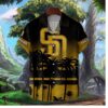 San Diego Padres Golden Palms Hawaiian Shirt