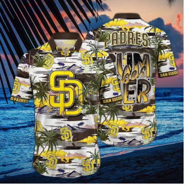 San Diego Padres Island Vibes Hawaiian Shirt