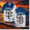 San Diego Padres Modern Splash Hawaiian Shirt