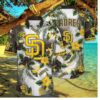 San Diego Padres Paradise Bloom Hawaiian Shirt
