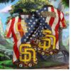 San Diego Padres Patriotic Pride Hawaiian Shirt