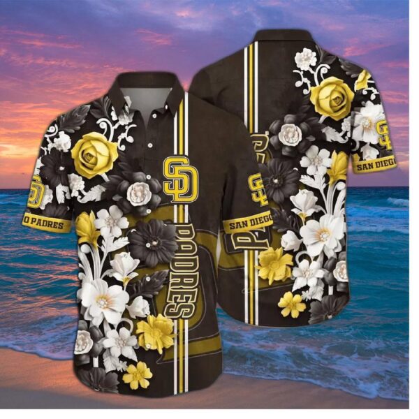 San Diego Padres Regal Blossom Hawaiian Shirt