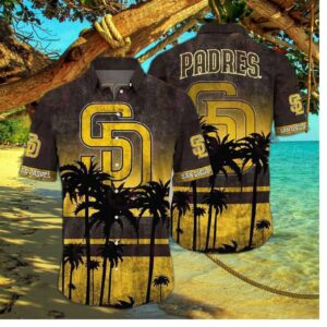 San Diego Padres Sunset Vibes Hawaiian Shirt