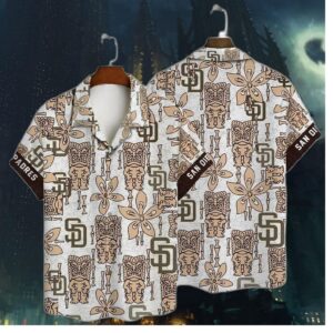 San Diego Padres Tiki Tropics Hawaiian Shirt