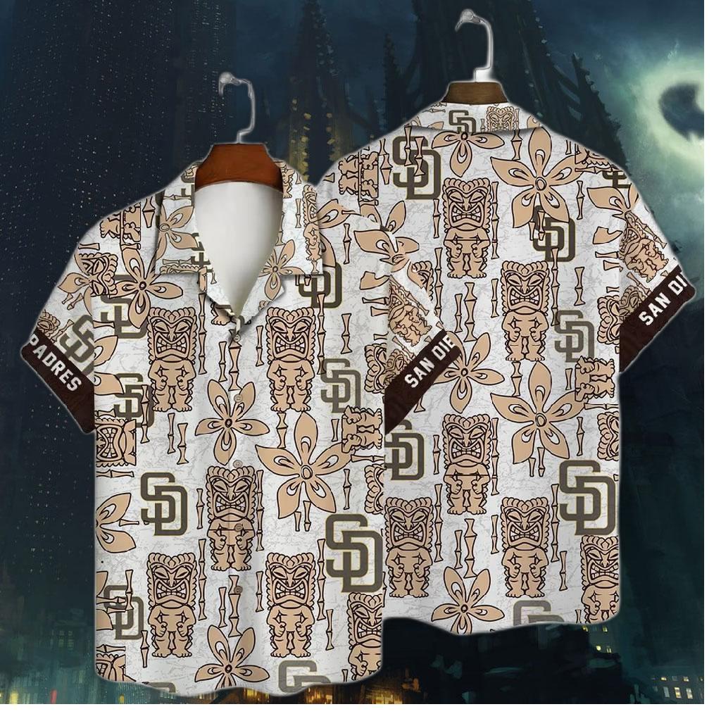 San Diego Padres Tiki Tropics Hawaiian Shirt