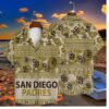 San Diego Padres Tribal Breeze Hawaiian Shirt