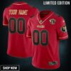 San Francisco 49ers Active Player Custom Red Gold 75th Anniversary Patch Stitched Jersey