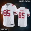 San Francisco 49ers George Kittle White 100th Season Vapor Limited Jersey