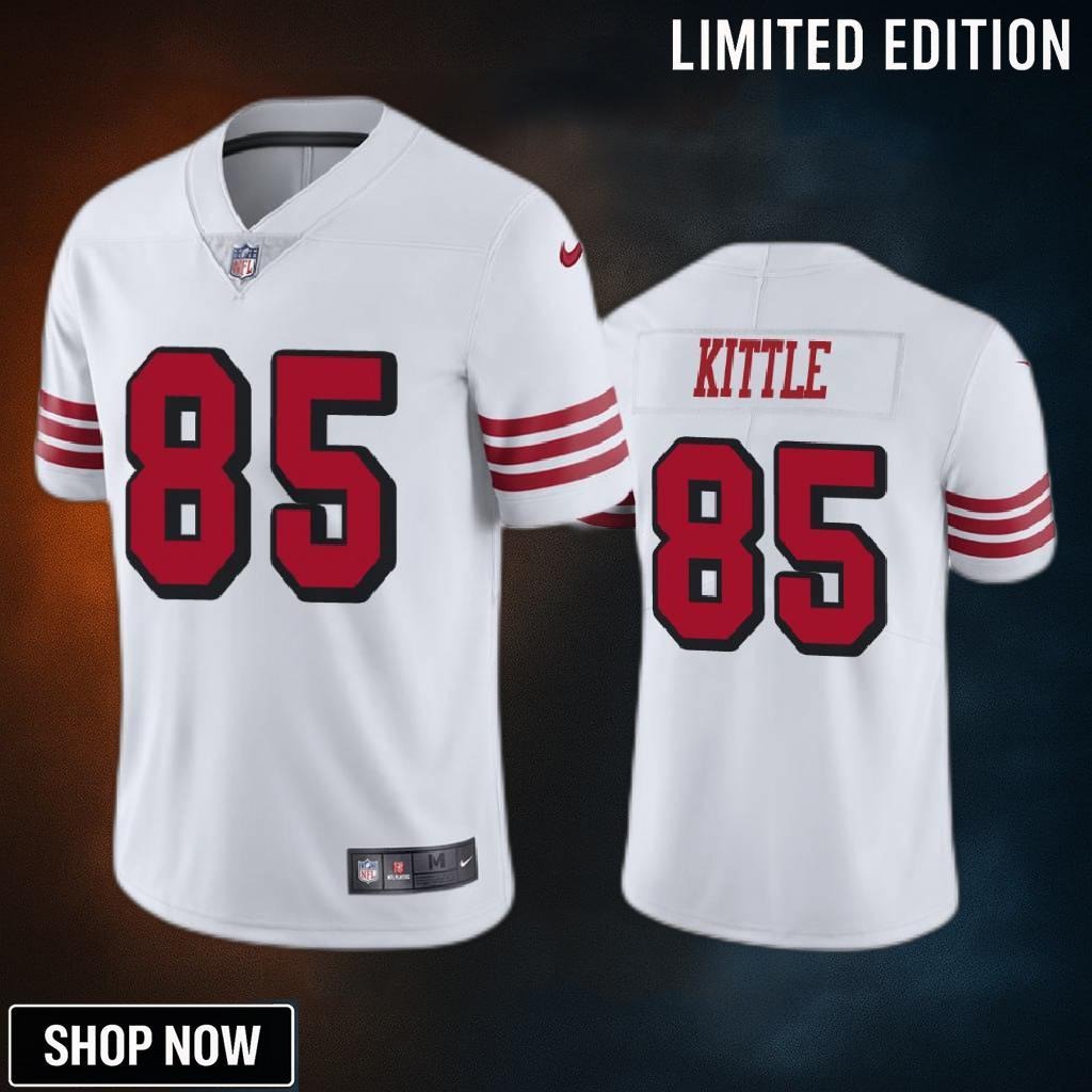 San Francisco 49ers George Kittle White Nike Color Rush Limited Jersey
