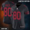 San Francisco 49ers Jerry Rice #80 Nfl 2025 Black Womens Jersey