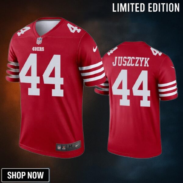 San Francisco 49ers Kyle Juszczyk 44 -23 Legend Scarlet Jersey - Men's