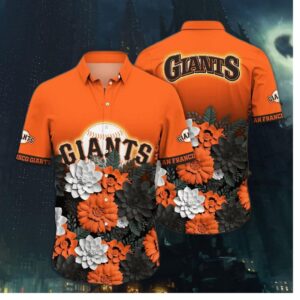 San Francisco Giants Floral Bloom Hawaiian Shirt