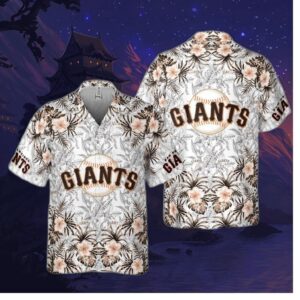 San Francisco Giants Floral Fade Hawaiian Shirt