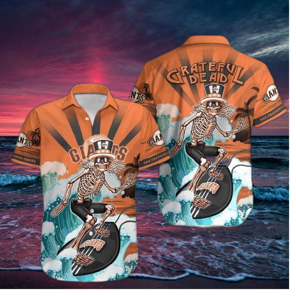 San Francisco Giants Grateful Dead Surf Hawaiian Shirt