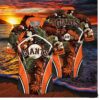 San Francisco Giants Jungle Floral Hawaiian Shirt